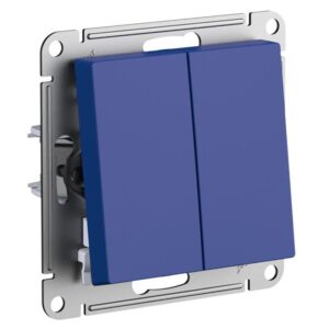 Переключатель 2-кл. AtlasDesign (сх. 6/2) 10AX механизм аквамарин SE ATN001165 оптом купить цена