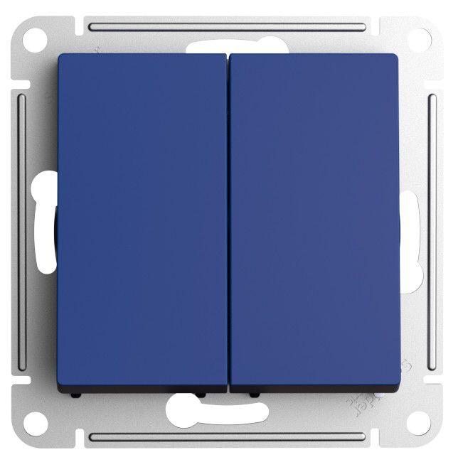 Переключатель перекрестный 2-кл. AtlasDesign 2хсх.7 10АХ механизм аквамарин SE ATN001173 купить оптом выгодно Переключатель перекрестный 2-кл. AtlasDesign 2хсх.7 10АХ механизм аквамарин SE ATN001173 оптом купить цена