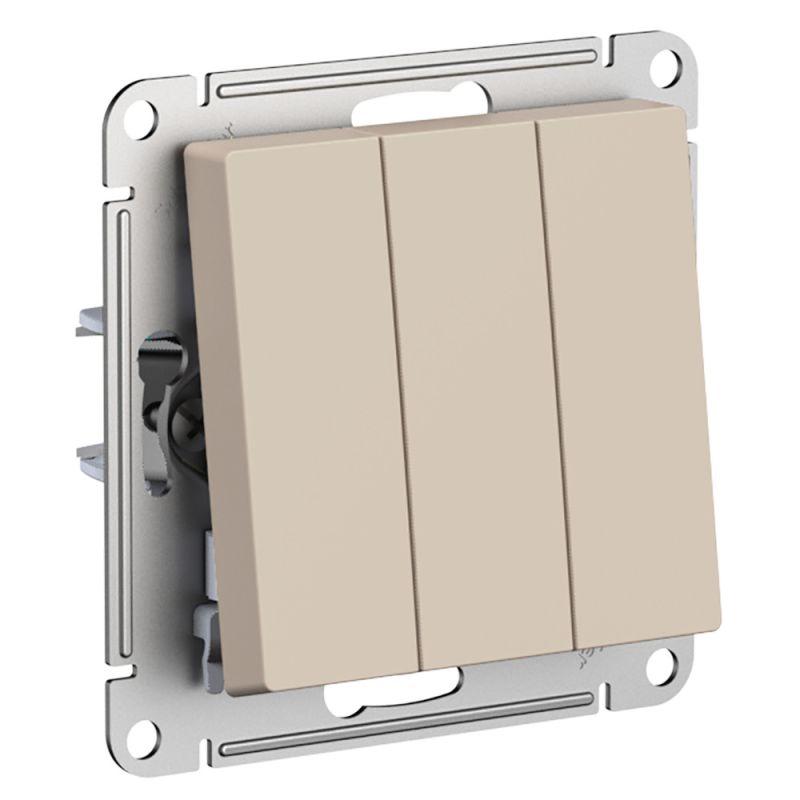 Выключатель 3-кл. AtlasDesign (сх. 1+1+1) 10AX механизм песочн. SE ATN001231 купить оптом выгодно Выключатель 3-кл. AtlasDesign (сх. 1+1+1) 10AX механизм песочн. SE ATN001231 оптом купить цена