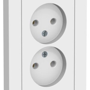 Розетка двойная AtlasDesign без заземл.16А в сборе лотос SE ATN001320 оптом купить цена