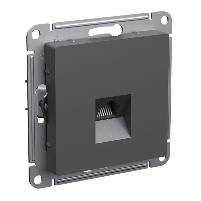 Розетка компьютерная AtlasDesign RJ45 кат.5E механизм базальт SE ATN001483 купить оптом выгодно Розетка компьютерная AtlasDesign RJ45 кат.5E механизм базальт SE ATN001483 оптом купить цена