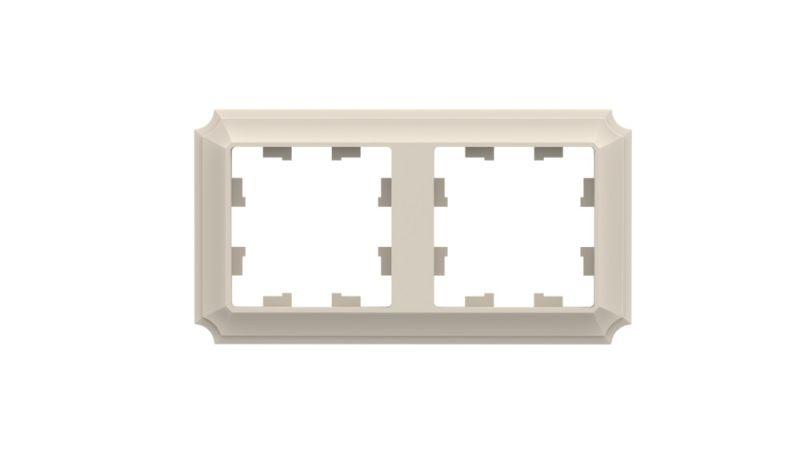 Рамка 2-пост. AtlasDesign Antique универс. беж. SE ATN100202 купить оптом выгодно Рамка 2-пост. AtlasDesign Antique универс. беж. SE ATN100202 оптом купить цена