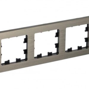 Рамка 3-м AtlasDesign Nature метал. латунь SE ATN312203 оптом купить цена