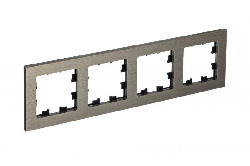 Рамка 4-м AtlasDesign Nature метал. латунь SE ATN312204 купить оптом выгодно Рамка 4-м AtlasDesign Nature метал. латунь SE ATN312204 оптом купить цена