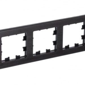 Рамка 3-м AtlasDesign Nature метал. оникс SE ATN312303 оптом купить цена