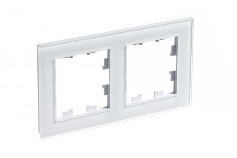 Рамка 2-м AtlasDesign Nature стекло бел. SE ATN320102 купить оптом выгодно Рамка 2-м AtlasDesign Nature стекло бел. SE ATN320102 оптом купить цена