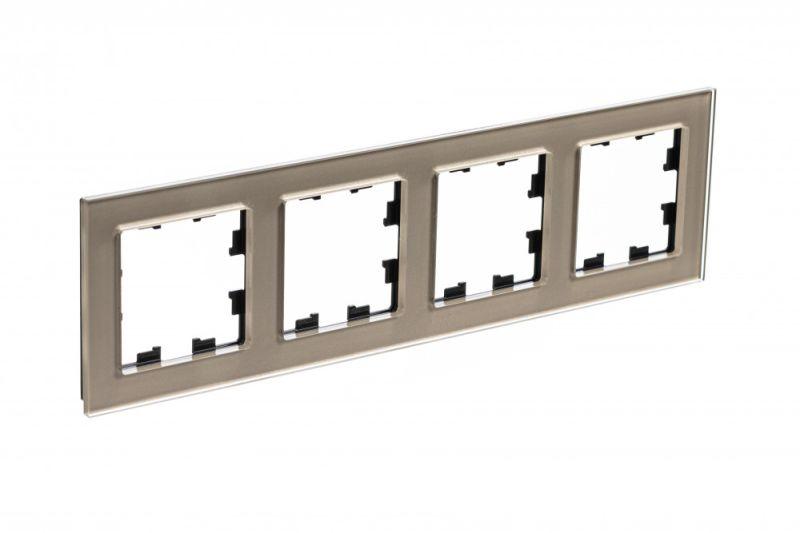 Рамка 4-м AtlasDesign Nature стекло шампань SE ATN320504 купить оптом выгодно Рамка 4-м AtlasDesign Nature стекло шампань SE ATN320504 оптом купить цена