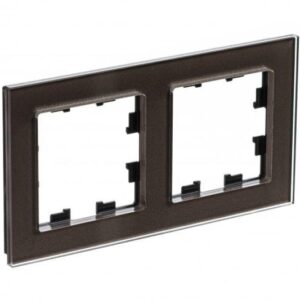 Рамка 2-м AtlasDesign Nature стекло мокко SE ATN320602 оптом купить цена