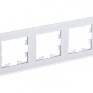 Рамка 3-м AtlasDesign Nature матов. стекло бел. SE ATN330103 оптом купить цена