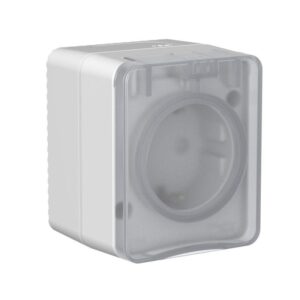 Розетка ОП AtlasDesign PROFI IP54 заземл. защ. шторки 16А 250В сер. SE ATN543045 оптом купить цена