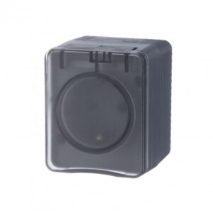 Розетка 1-м ОП AtlasDesign Profi54 16А IP54 250В с заземл. защ. шторки антрацит SE ATN544045 оптом купить цена