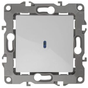 Выключатель 1-кл. СП Эра12 12-1102-01 10А IP20 250В 10AX с подсветкой механизм бел. Эра Б0014633 оптом купить цена