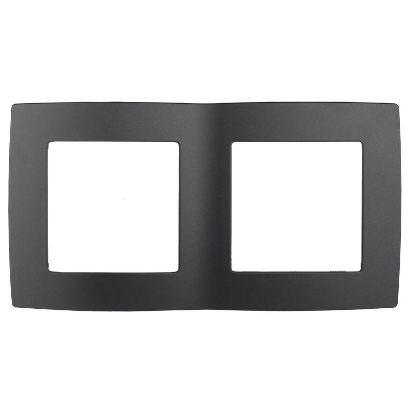 Рамка 2-м 12-5002-05 антрацит ЭРА Б0014755 купить оптом выгодно Рамка 2-м 12-5002-05 антрацит ЭРА Б0014755 оптом купить цена