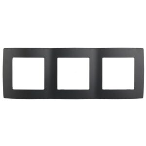 Рамка 3-м 12-5003-05 антрацит ЭРА Б0014765 оптом купить цена