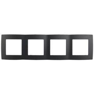 Рамка 4-м 12-5004-05 антрацит ЭРА Б0014775 оптом купить цена