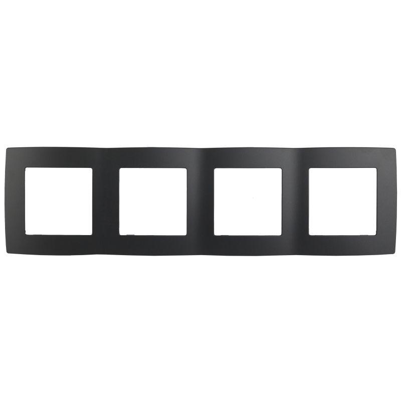 Рамка 4-м 12-5004-05 антрацит ЭРА Б0014775 купить оптом выгодно Рамка 4-м 12-5004-05 антрацит ЭРА Б0014775 оптом купить цена