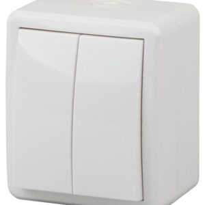 Выключатель 2-кл. ОП Эра Эксперт 10А IP54 11-1404-01 250В 10AX бел. Эра Б0020675 оптом купить цена