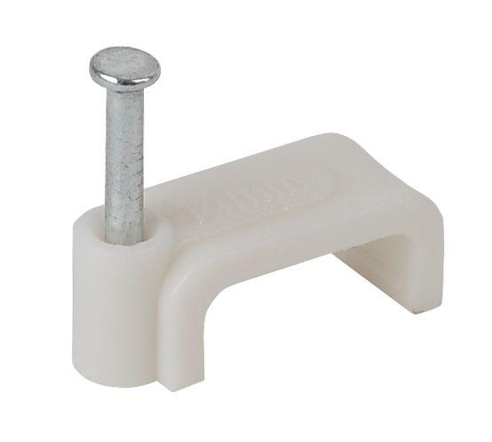 Скоба 7мм плоская пластиковая (уп.50шт) ЭРА Б0038906 купить оптом выгодно Скоба 7мм плоская пластиковая (уп.50шт) ЭРА Б0038906 оптом купить цена