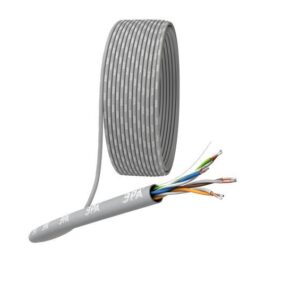 Кабель витая пара U/UTP кат.5E 4х2х24AWG solid CCA PVC Simple сер. (м) Эра Б0044434 оптом купить цена