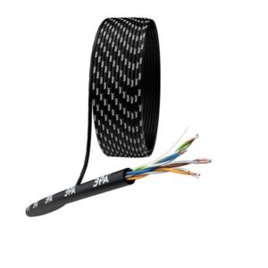 Кабель витая пара U/UTP кат.5E 4х2х24AWG solid CCA PE Outdoor Simple черн. (м) Эра Б0044436 оптом купить цена