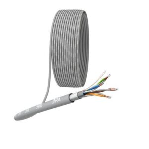 Кабель витая пара F/UTP кат.5E 4х2х24AWG solid CCA PVC Simple сер. (м) Эра Б0044440 оптом купить цена