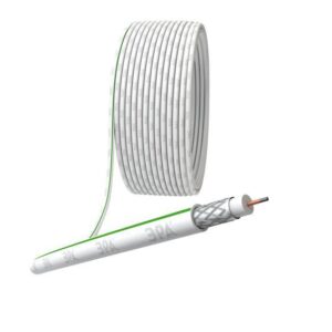 Кабель коаксиальный SAT 703 B.CCS/оплетка Al 75проц. PVC Simple 75Ом бел. (м) Эра Б0044608 оптом купить цена