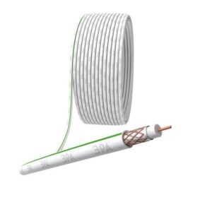 Кабель коаксиальный SAT 703 B.Cu/оплетка Cu 75проц. PVC 75Ом бел. (м) Эра Б0044612 оптом купить цена