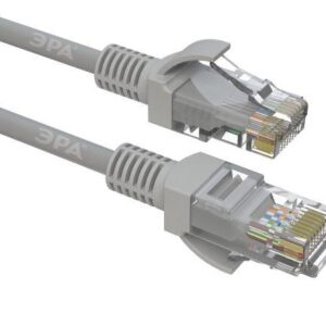 Патч-корд кат.5E U/UTP CU PC-2U 2м сер. Эра Б0051411 оптом купить цена