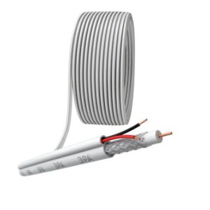 Кабель для аналогового видеонаблюдения KK-0.5-PVC ККСВ-2х0.5мм 200м бел. Эра Б0052740 оптом купить цена