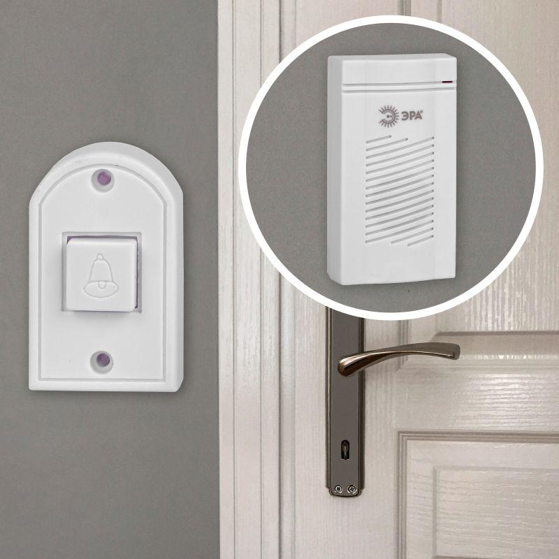 Звонок дверной D50 проводной 1 мелодия бел. Эра Б0052882 купить оптом выгодно Звонок дверной D50 проводной 1 мелодия бел. Эра Б0052882 оптом купить цена