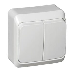 Выключатель 2-кл. ОП Этюд 10А IP20 бел. SE BA10-002B оптом купить цена