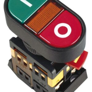 Кнопка APBB-22N "I-O" d22мм 1з+1р 240В неон IEK BBD10-APBB-K51 оптом купить цена
