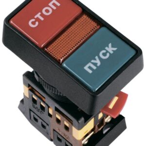 Кнопка PPBB-30N "Пуск-Стоп" d30мм 1з+1р 240В неон IEK BBD21-PPBB-K51 оптом купить цена
