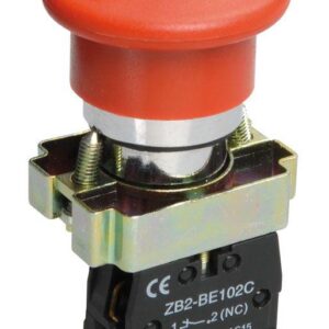 Кнопка управления "Грибок" LAY5-BT42 аварийная с фиксацией красн. IEK BBG80-BT-K04 оптом купить цена