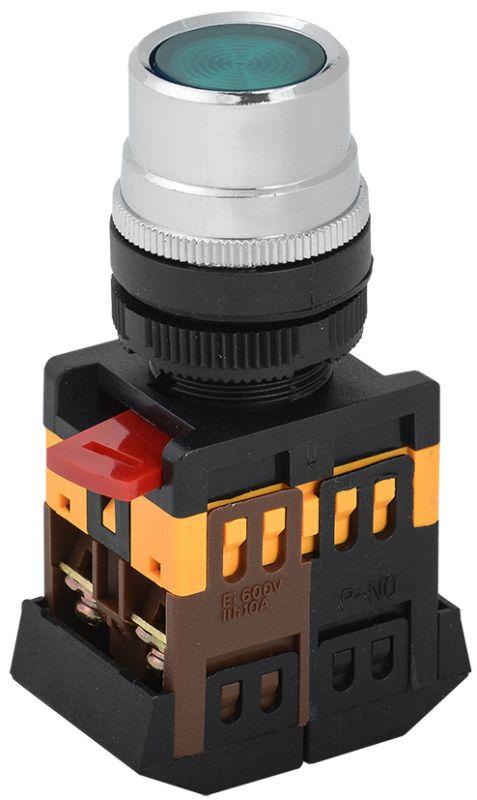 Кнопка ABLF-22 d22мм 1з+1р 240В неон зел. IEK BBT10-ABLF-K06 купить оптом выгодно Кнопка ABLF-22 d22мм 1з+1р 240В неон зел. IEK BBT10-ABLF-K06 оптом купить цена