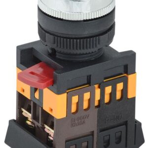 Кнопка ABLFS-22 d22мм 1з+1р 240В неон кр. IEK BBT30-ABLFS-K04 оптом купить цена
