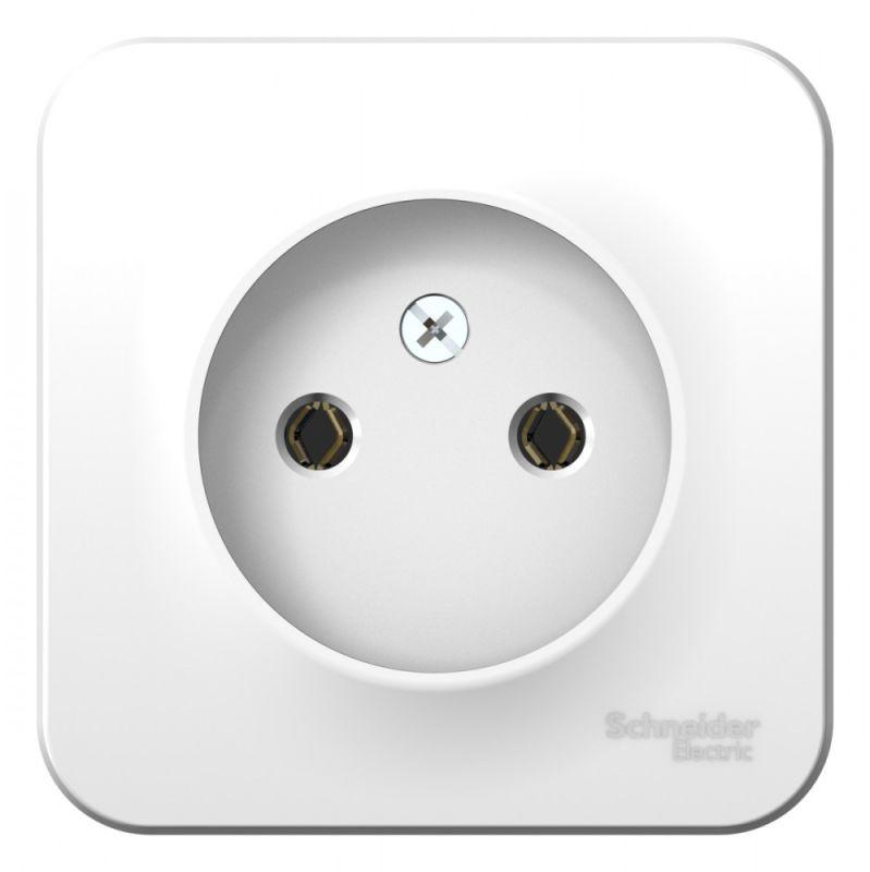 Розетка 1-м ОП Blanca 16А IP20 250В без заземл. без защ. шторок бел. SE BLNRA000101 купить оптом выгодно Розетка 1-м ОП Blanca 16А IP20 250В без заземл. без защ. шторок бел. SE BLNRA000101 оптом купить цена