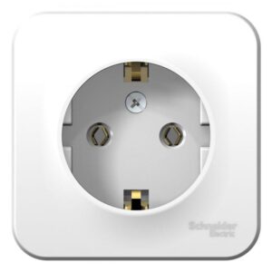 Розетка 1-м ОП Blanca 16А IP20 250В с заземл. без защ. шторок бел. SE BLNRA010101 оптом купить цена