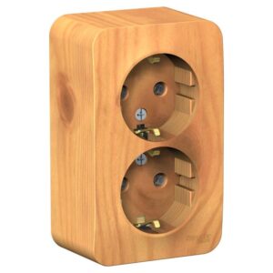 Розетка 2-м ОП Blanca 16А IP20 250В с заземл. без защ. шторок с изолир. пластиной ясень SE BLNRA010215 оптом купить цена