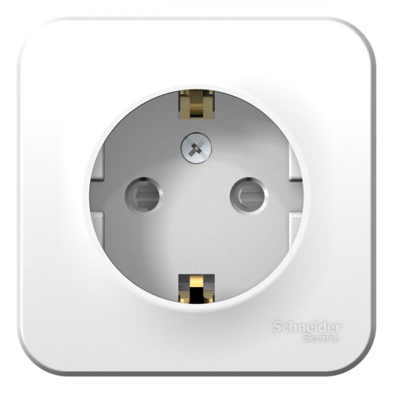 Розетка 1-м ОП Blanca 16А IP20 250В с заземл. защ. шторки с изолир. пластиной бел. SE BLNRA011111 купить оптом выгодно Розетка 1-м ОП Blanca 16А IP20 250В с заземл. защ. шторки с изолир. пластиной бел. SE BLNRA011111 оптом купить цена