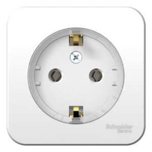 Розетка 1-м ОП Blanca 16А IP20 250В с заземл. без защ. шторок с изолир. пластиной (компакт) бел. SE BLNRA110111 оптом купить цена