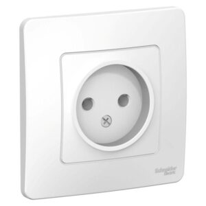 Розетка 1-м СП Blanca 16А IP20 250В без заземл. без защ. шторок бел. SE BLNRS000011 оптом купить цена