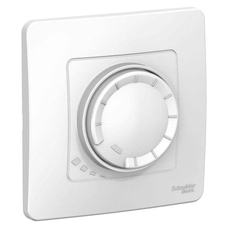 Светорегулятор поворотно-нажимной универсальный СП Blanca 400Вт бел. SE BLNSS040011 купить оптом выгодно Светорегулятор поворотно-нажимной универсальный СП Blanca 400Вт бел. SE BLNSS040011 оптом купить цена