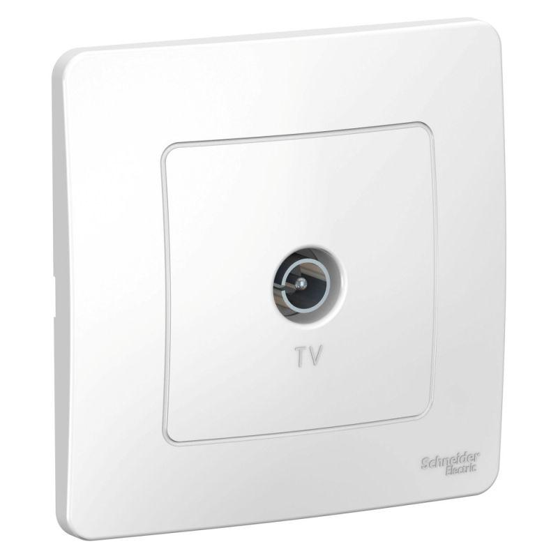 Розетка телевизионная TV СП Blanca коннектор бел. SE BLNTS000011 купить оптом выгодно Розетка телевизионная TV СП Blanca коннектор бел. SE BLNTS000011 оптом купить цена