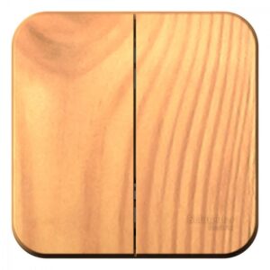 Выключатель 2-кл. ОП Blanca 10А IP20 (сх. 5) 250В с изолир. пластиной ясень SE BLNVA105015 оптом купить цена