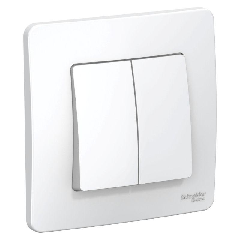 Выключатель 2-кл. СП Blanca 10А IP20 (сх. 5) 250В бел. SE BLNVS010501 купить оптом выгодно Выключатель 2-кл. СП Blanca 10А IP20 (сх. 5) 250В бел. SE BLNVS010501 оптом купить цена