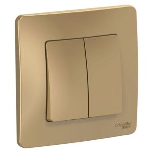 Выключатель 2-кл. СП Blanca 10А IP20 (сх. 5) 250В титан SE BLNVS010504 оптом купить цена