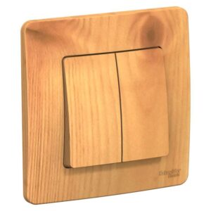 Выключатель 2-кл. СП Blanca 10А IP20 (сх. 5) 250В ясень SE BLNVS010505 оптом купить цена