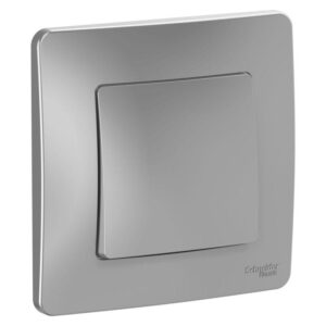 Переключатель проходной 1-кл. СП Blanca 10А IP20 (сх. 6) 250В алюм. SE BLNVS010603 оптом купить цена