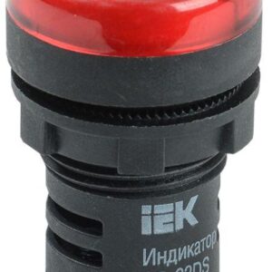 Лампа светосигнальная AD22DS d22мм 24В AC/DC красн. IEK BLS10-ADDS-024-K04 оптом купить цена